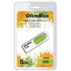 Флеш-накопитель USB  8GB  OltraMax  250  зелёный